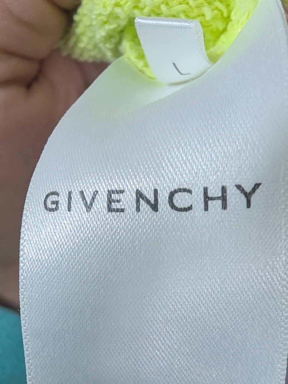 Givenchy Neon Green Logo Sweatshirt - Picture 5 of 8